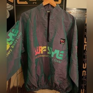 Vintage Iridescent Windbreaker - Surf Style